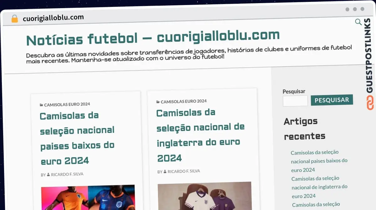 Publish Guest Post on cuorigialloblu.com