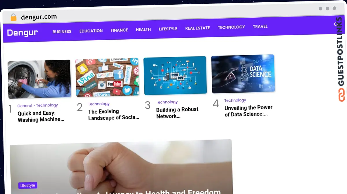 Publish Guest Post on dengur.com
