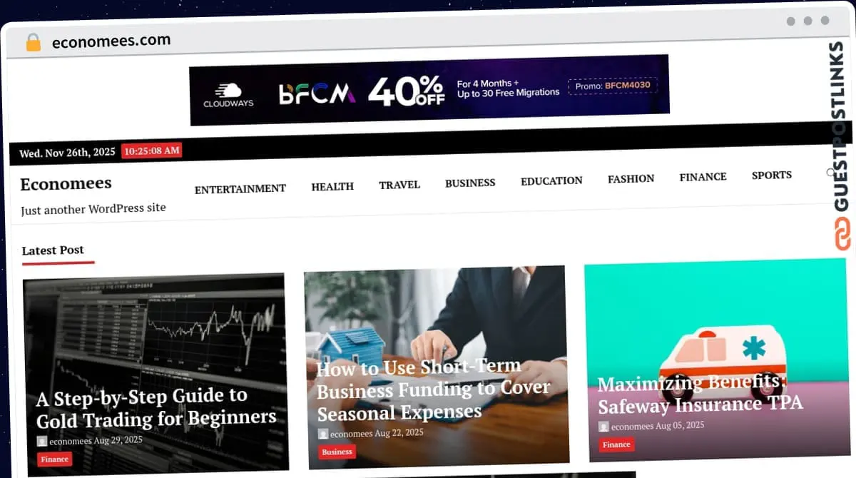 Publish Guest Post on economees.com