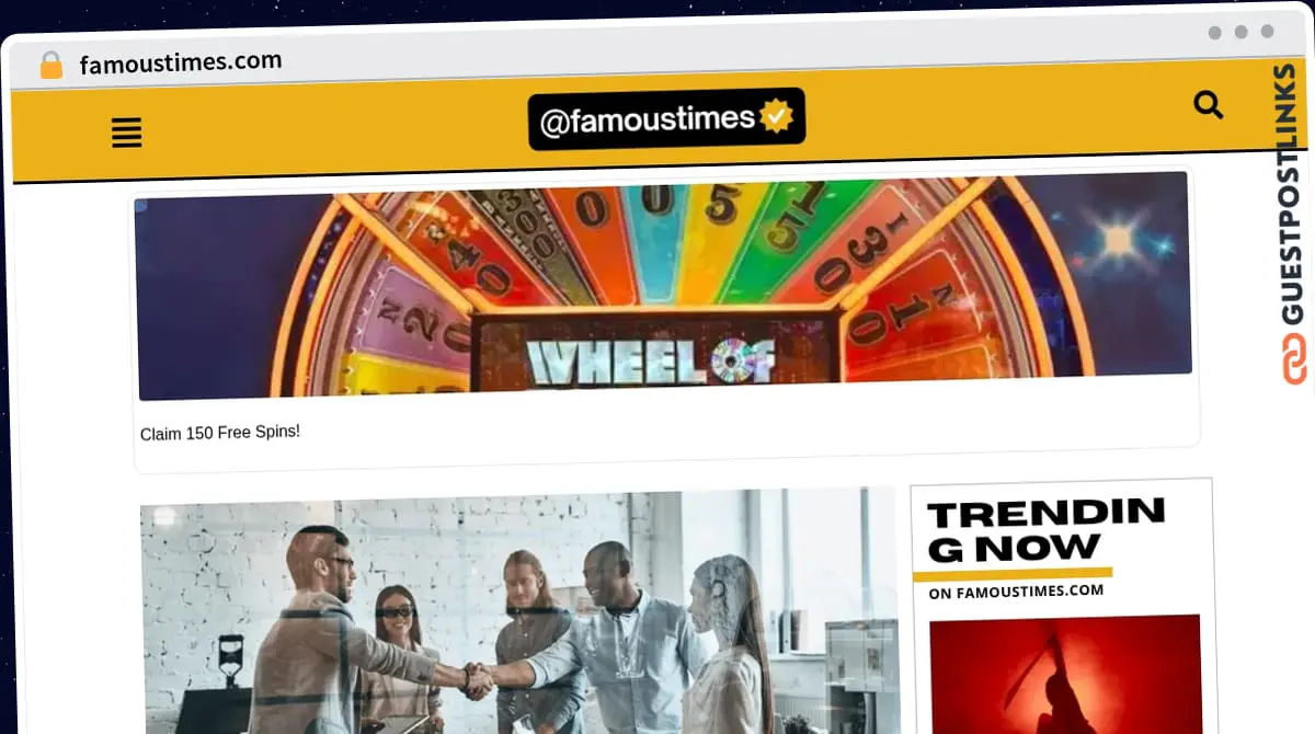 Publish Guest Post on famoustimes.com