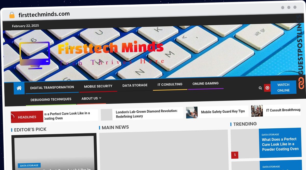 Publish Guest Post on firsttechminds.com