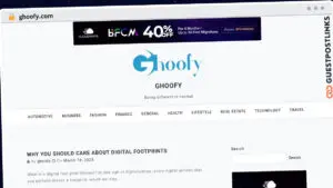 Publish Guest Post on ghoofy.com