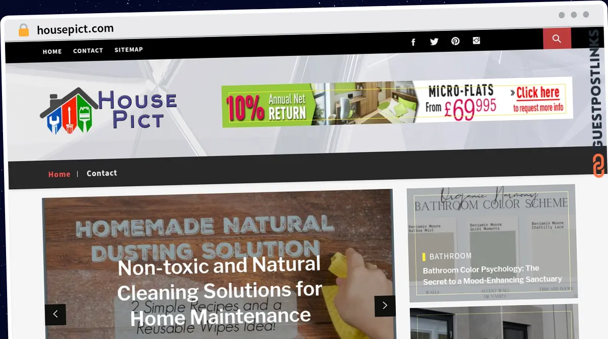 Publish Guest Post on housepict.com