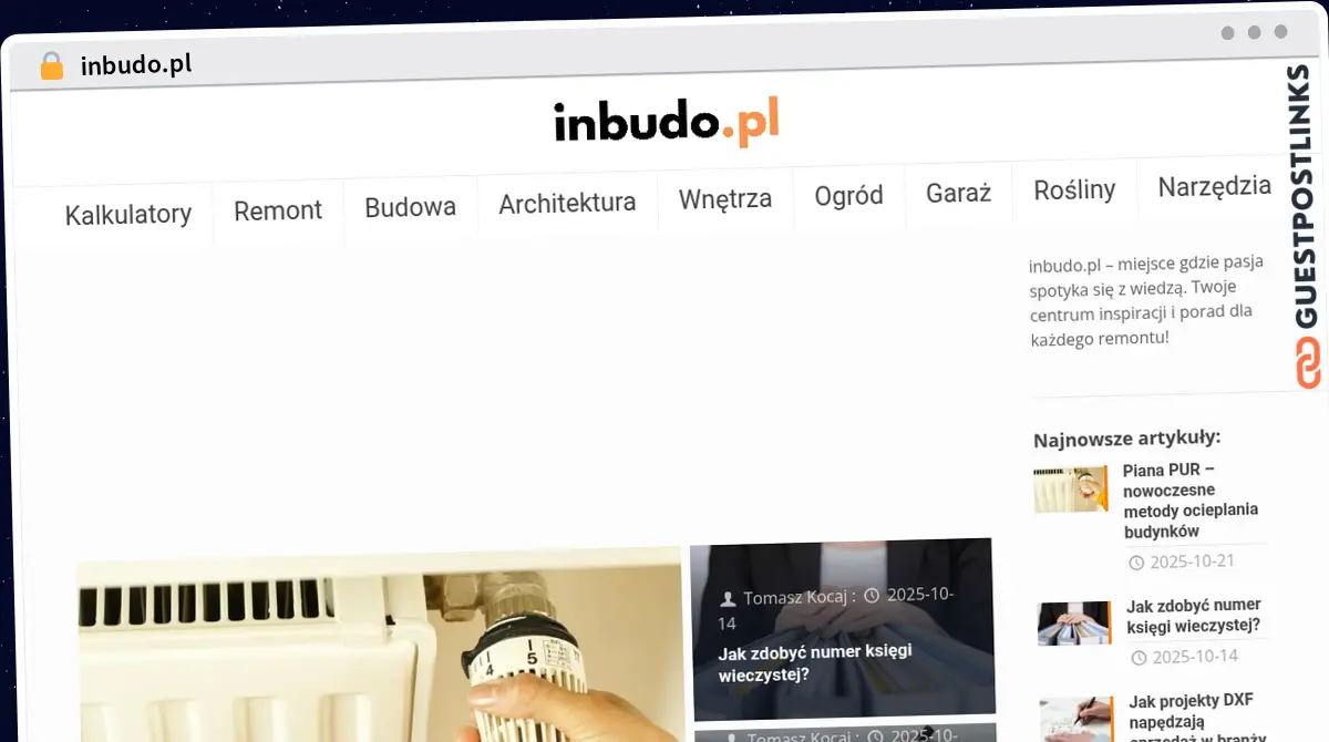 Publish Guest Post on inbudo.pl
