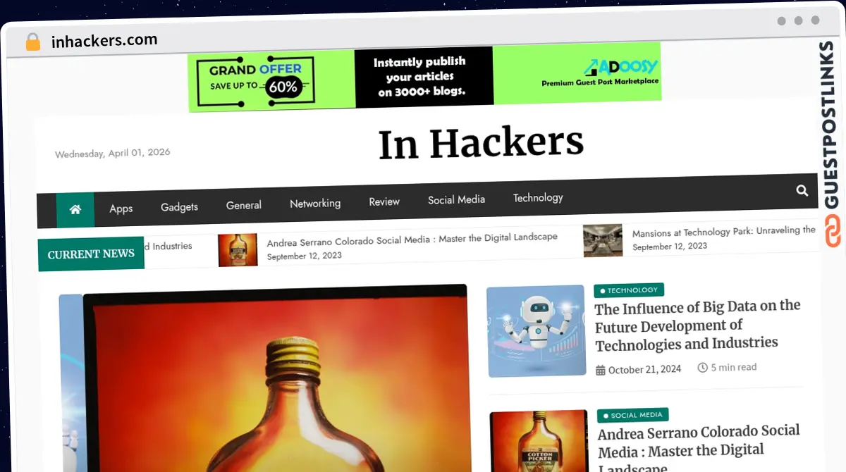 Publish Guest Post on inhackers.com