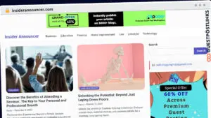 Publish Guest Post on insiderannouncer.com