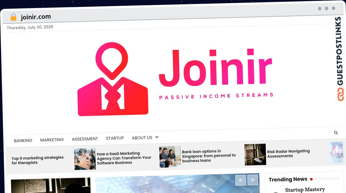Publish Guest Post on joinir.com