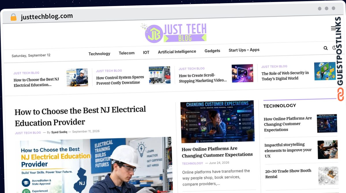Publish Guest Post on justtechblog.com