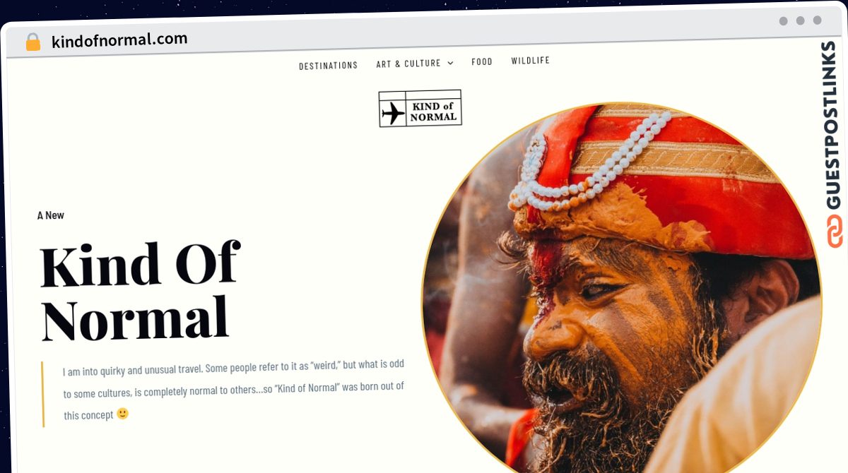 Publish Guest Post on kindofnormal.com