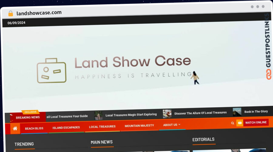 Publish Guest Post on landshowcase.com