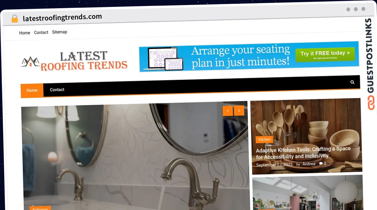 Publish Guest Post on latestroofingtrends.com