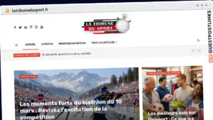 Publish Guest Post on latribunedusport.fr