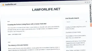 Publish Guest Post on lawforlife.net