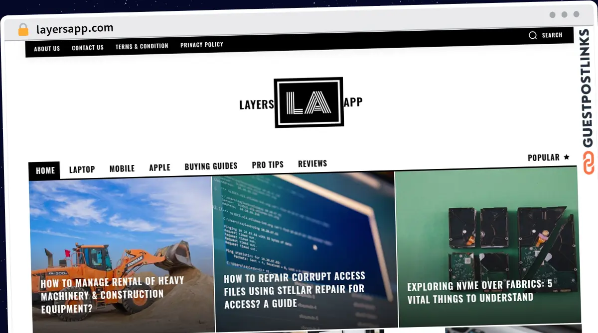 Publish Guest Post on layersapp.com