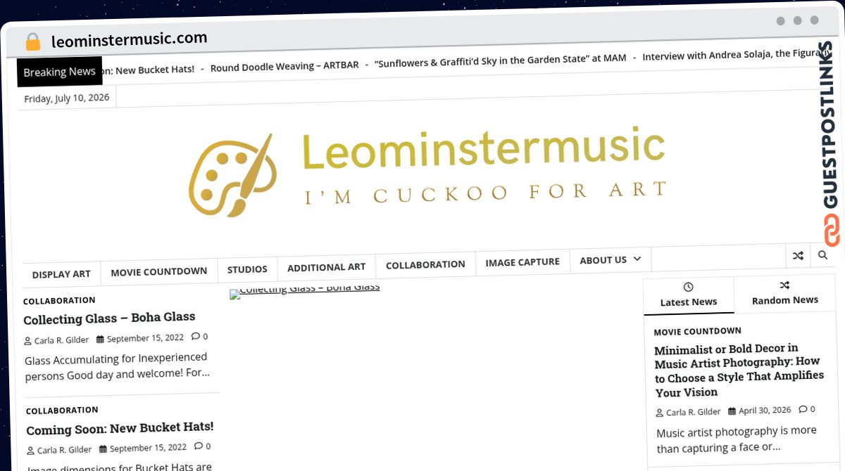 Publish Guest Post on leominstermusic.com
