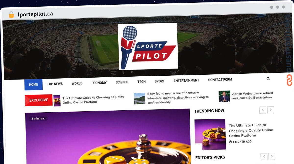 Publish Guest Post on lportepilot.ca