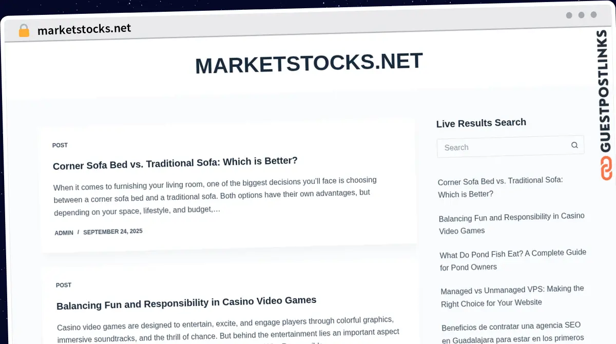 Publish Guest Post on marketstocks.net