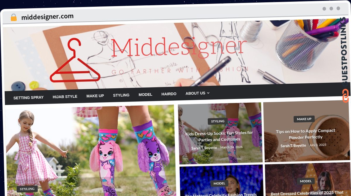 Publish Guest Post on middesigner.com