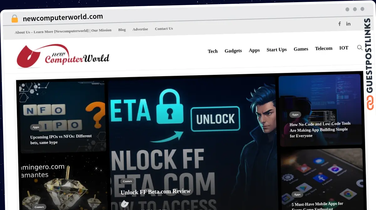 Publish Guest Post on newcomputerworld.com