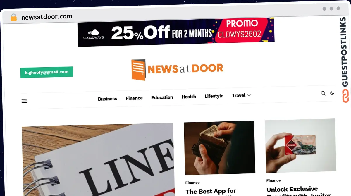 Publish Guest Post on newsatdoor.com