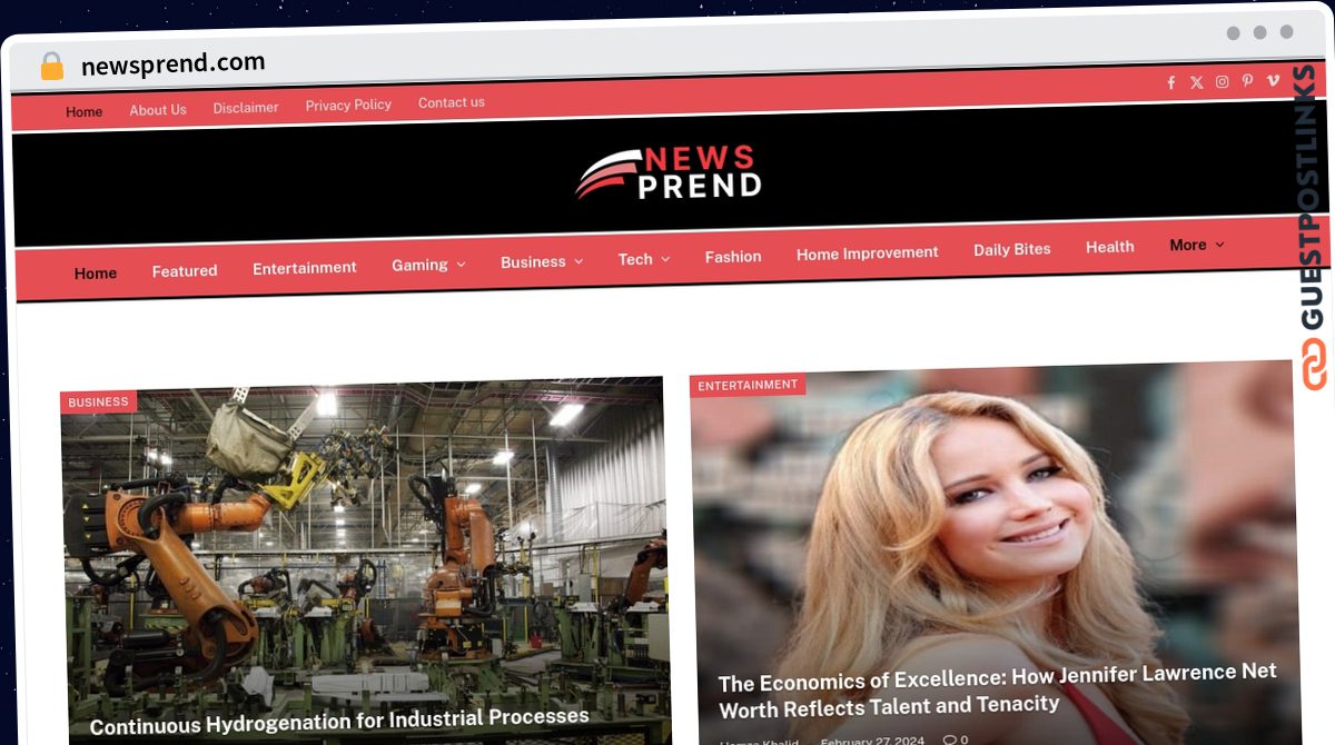 Publish Guest Post on newsprend.com