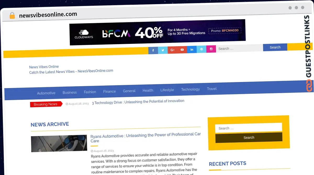 Publish Guest Post on newsvibesonline.com