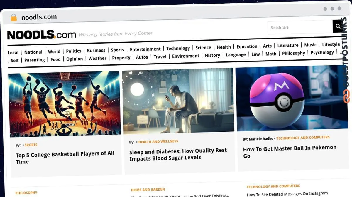 Publish Guest Post on noodls.com