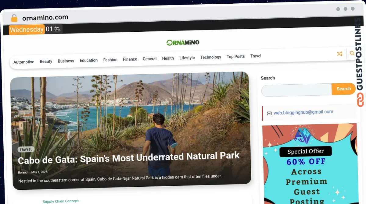 Publish Guest Post on ornamino.com