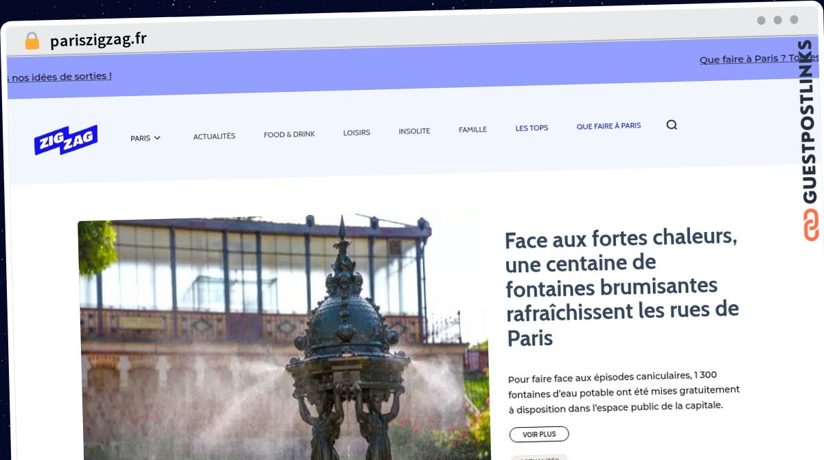 Publish Guest Post on pariszigzag.fr