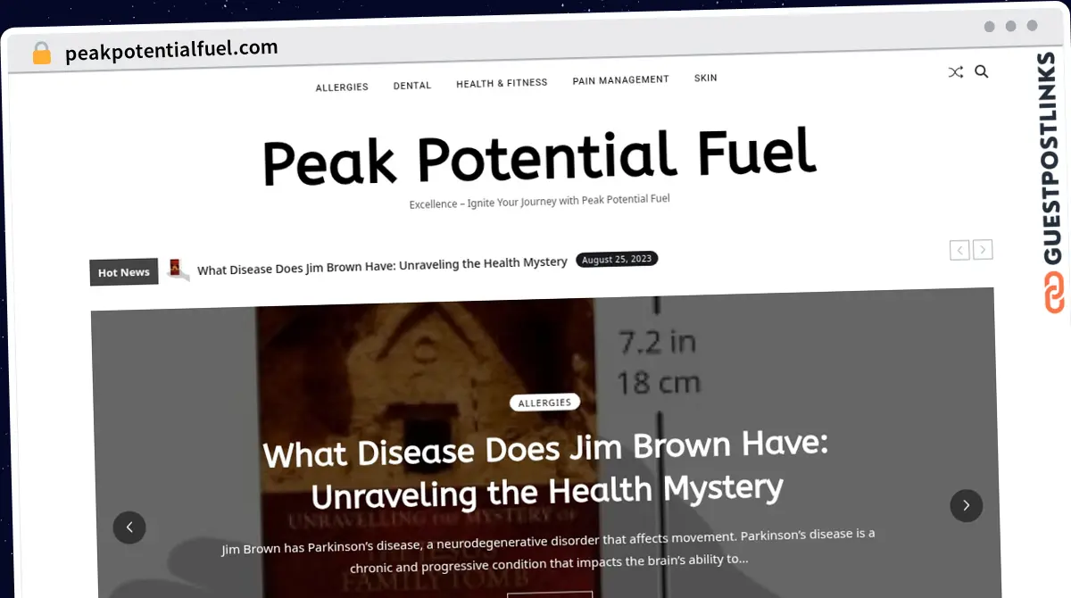 Publish Guest Post on peakpotentialfuel.com