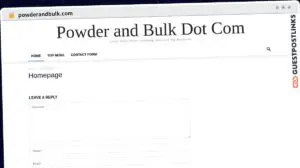 Publish Guest Post on powderandbulk.com