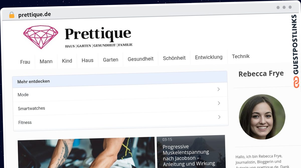 Publish Guest Post on prettique.de