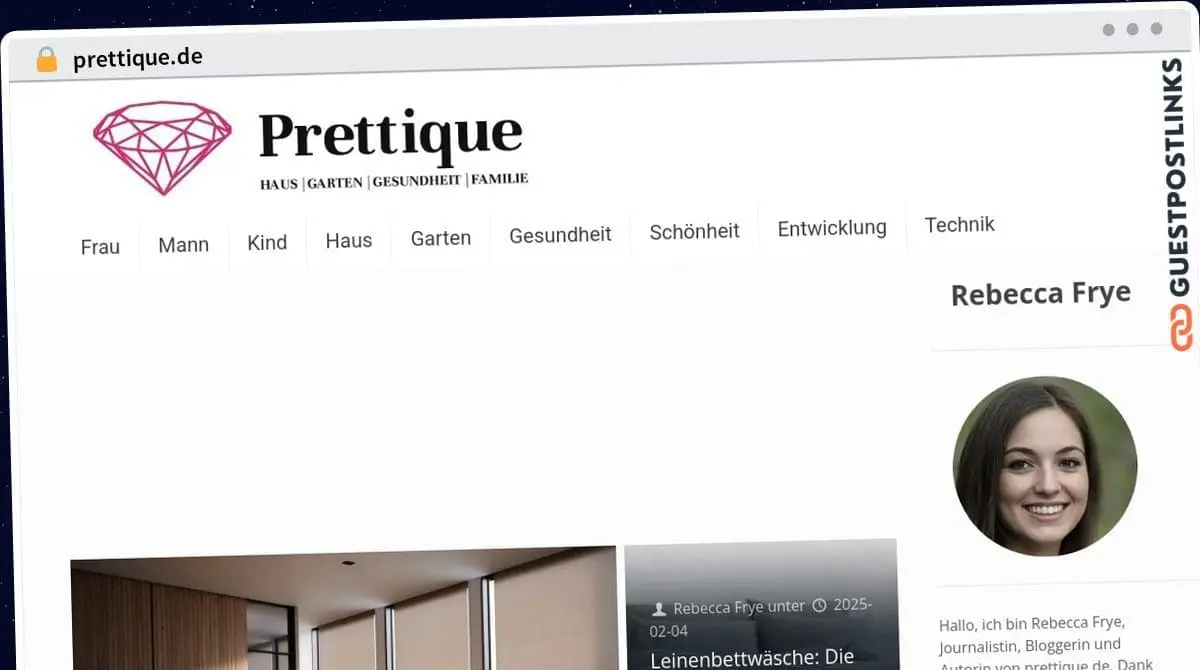 Publish Guest Post on prettique.de
