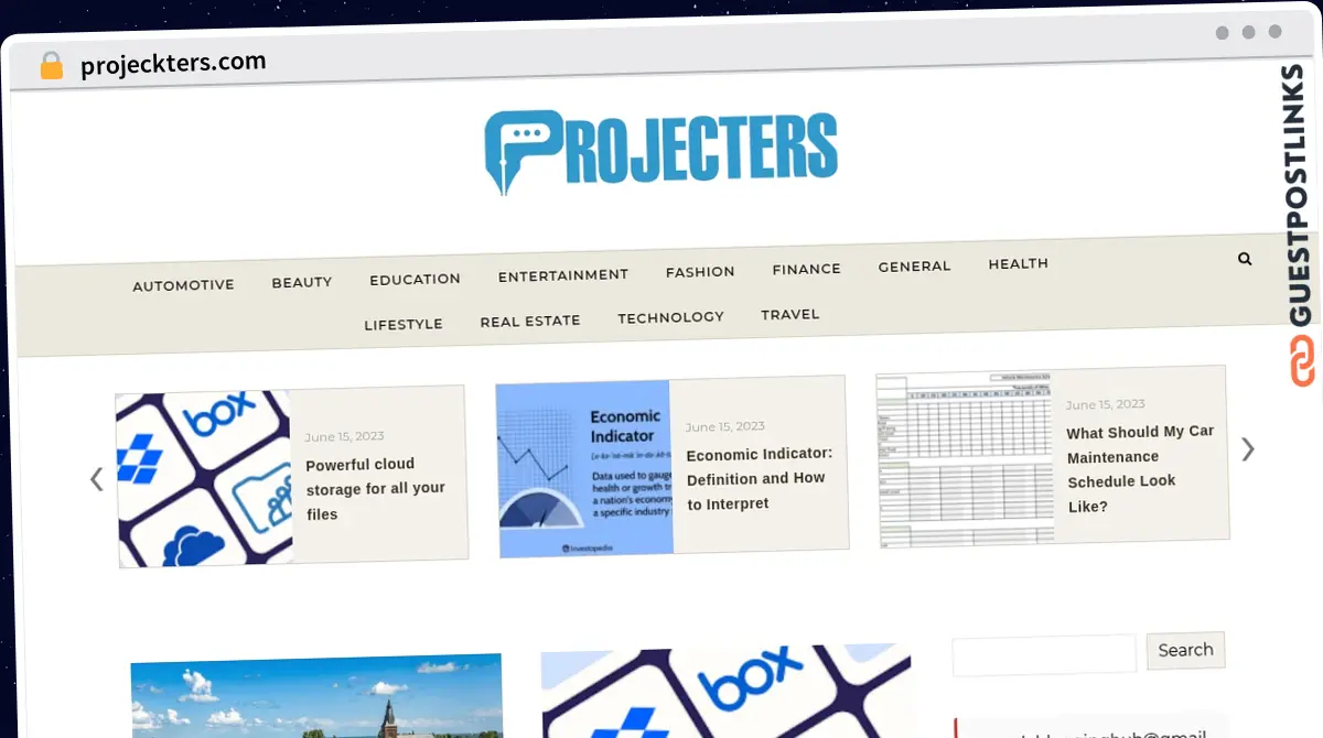 Publish Guest Post on projeckters.com