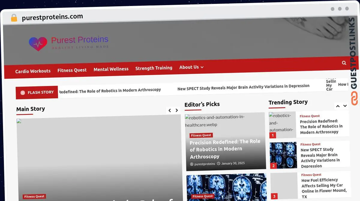 Publish Guest Post on purestproteins.com