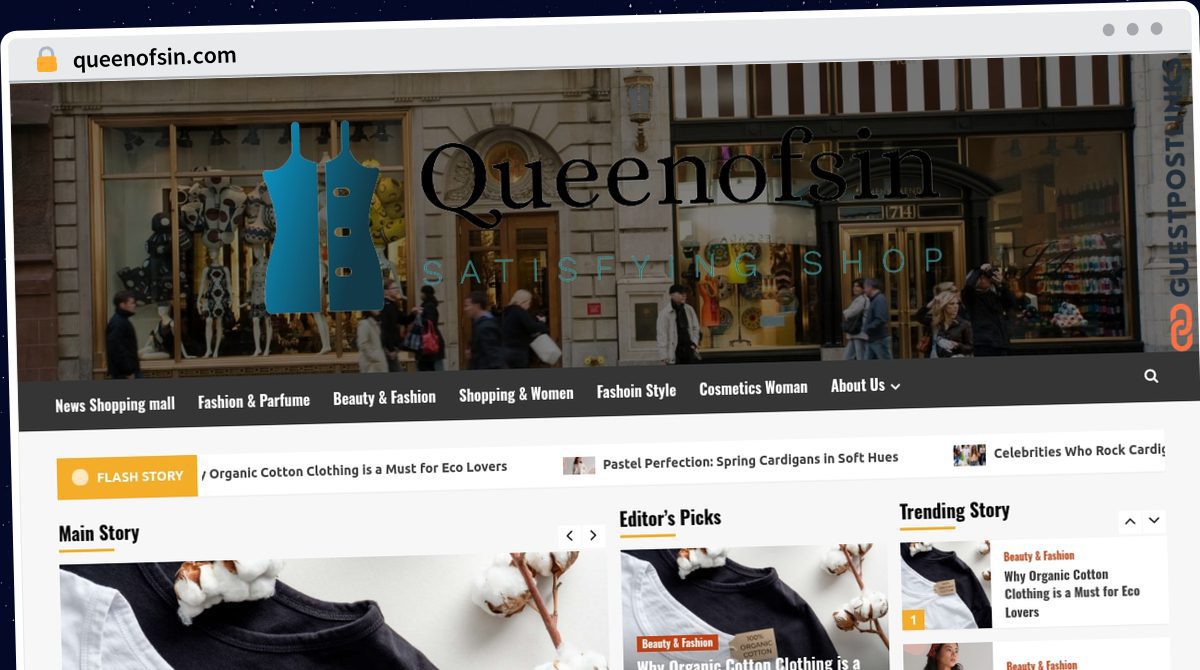 Publish Guest Post on queenofsin.com