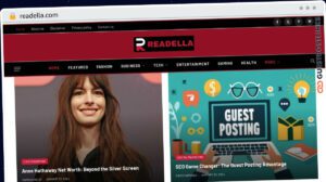 Publish Guest Post on readella.com