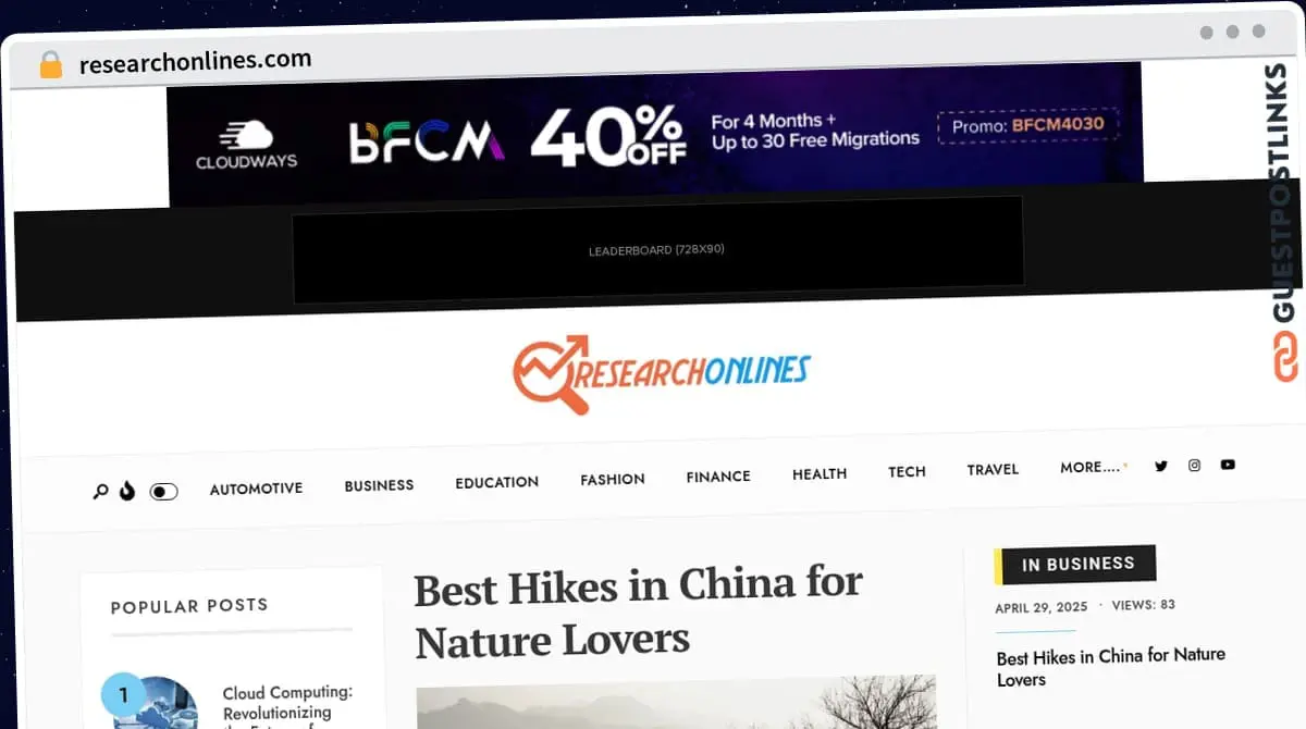 Publish Guest Post on researchonlines.com