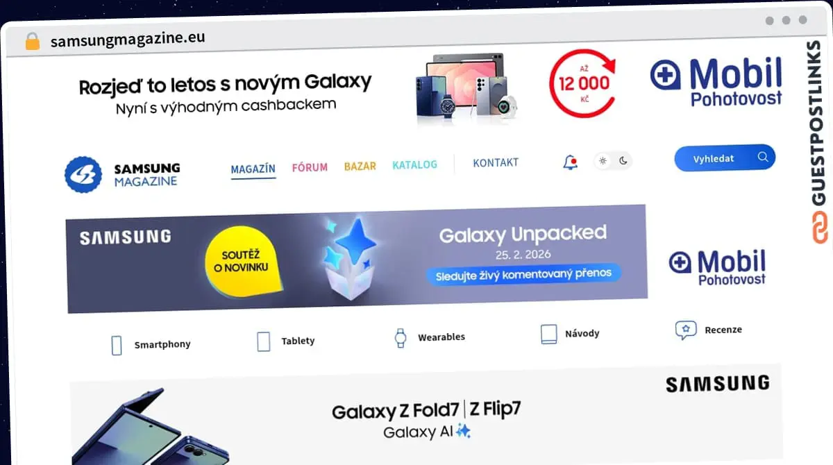 Publish Guest Post on samsungmagazine.eu