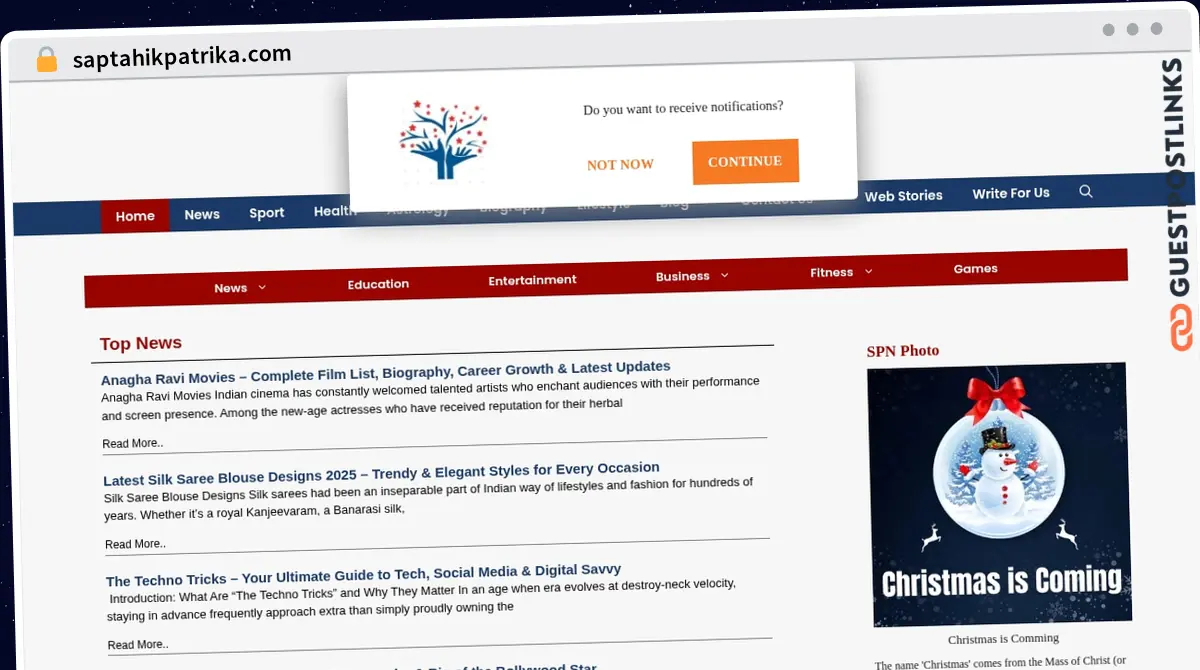 Publish Guest Post on saptahikpatrika.com