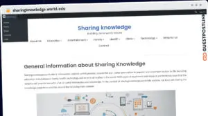 Publish Guest Post on sharingknowledge.world.edu