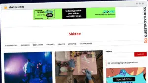 Publish Guest Post on shktee.com