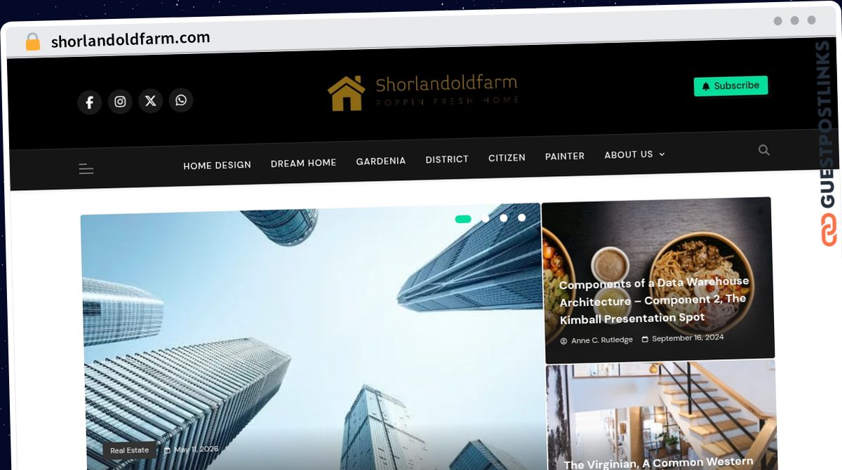 Publish Guest Post on shorlandoldfarm.com