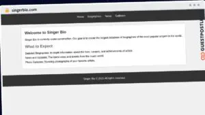 Publish Guest Post on singerbio.com