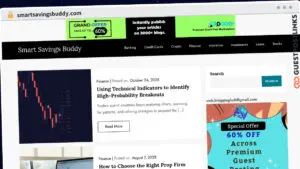 Publish Guest Post on smartsavingsbuddy.com