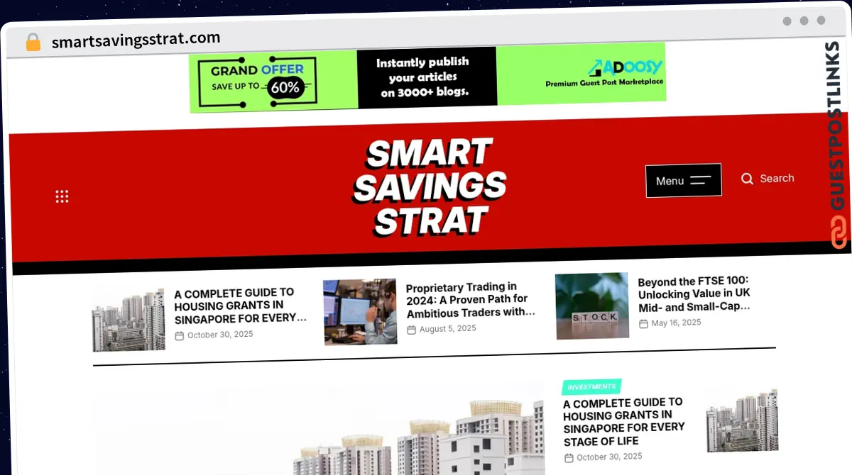 Publish Guest Post on smartsavingsstrat.com