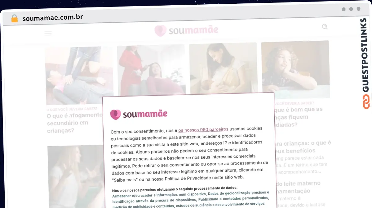 Publish Guest Post on soumamae.com.br