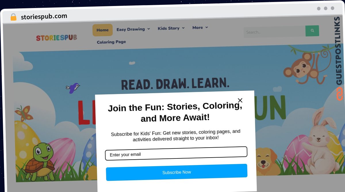 Publish Guest Post on storiespub.com
