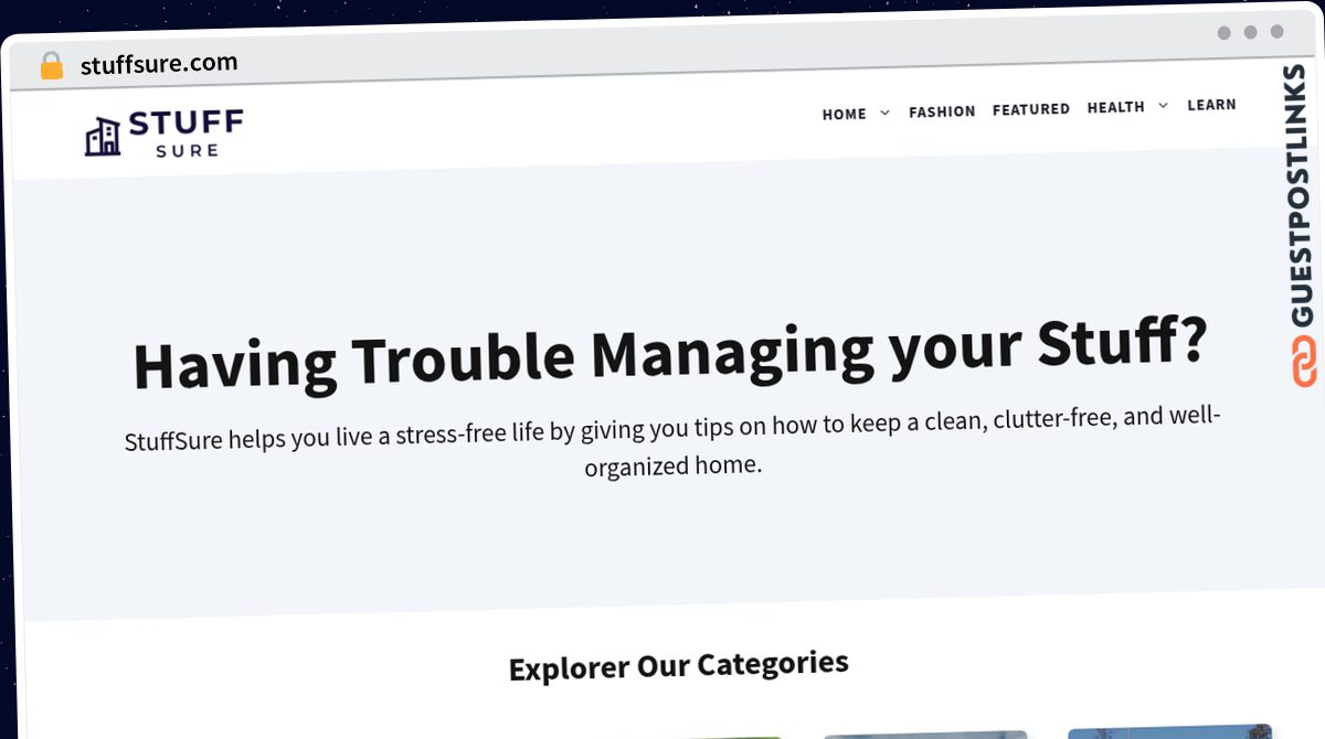 Publish Guest Post on stuffsure.com