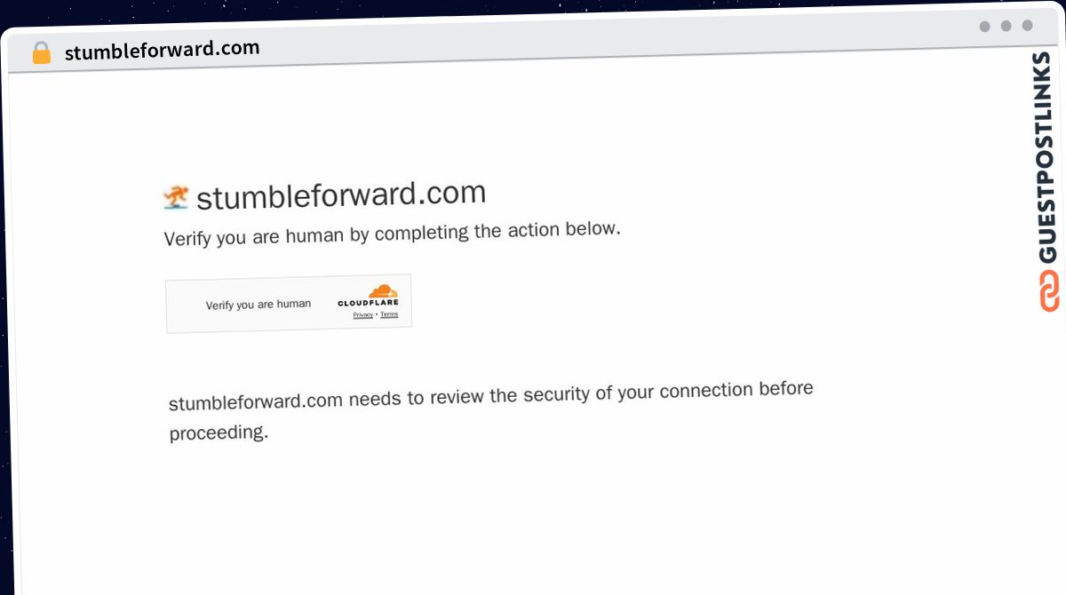 Publish Guest Post on stumbleforward.com